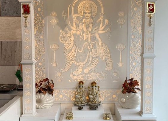 Living Room Temple Design