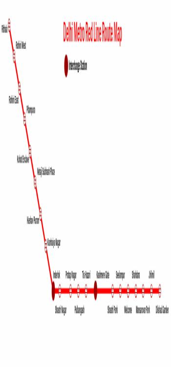 Red Line Route Map