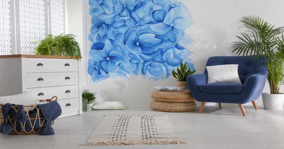 flowrer wall paint
