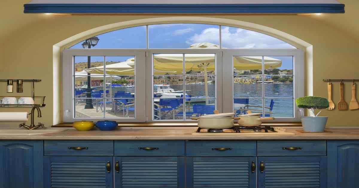 coastal small kitchen interior design