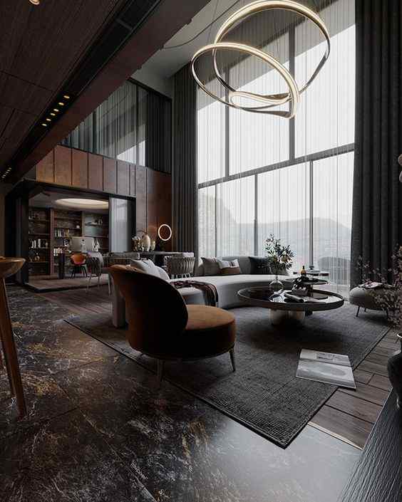 industrial chic meets comfort interior designs