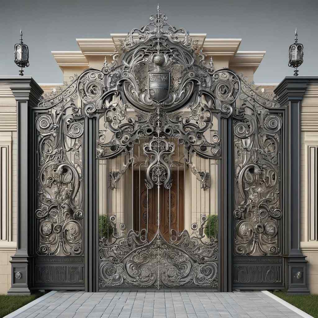iron gate design with custom creations