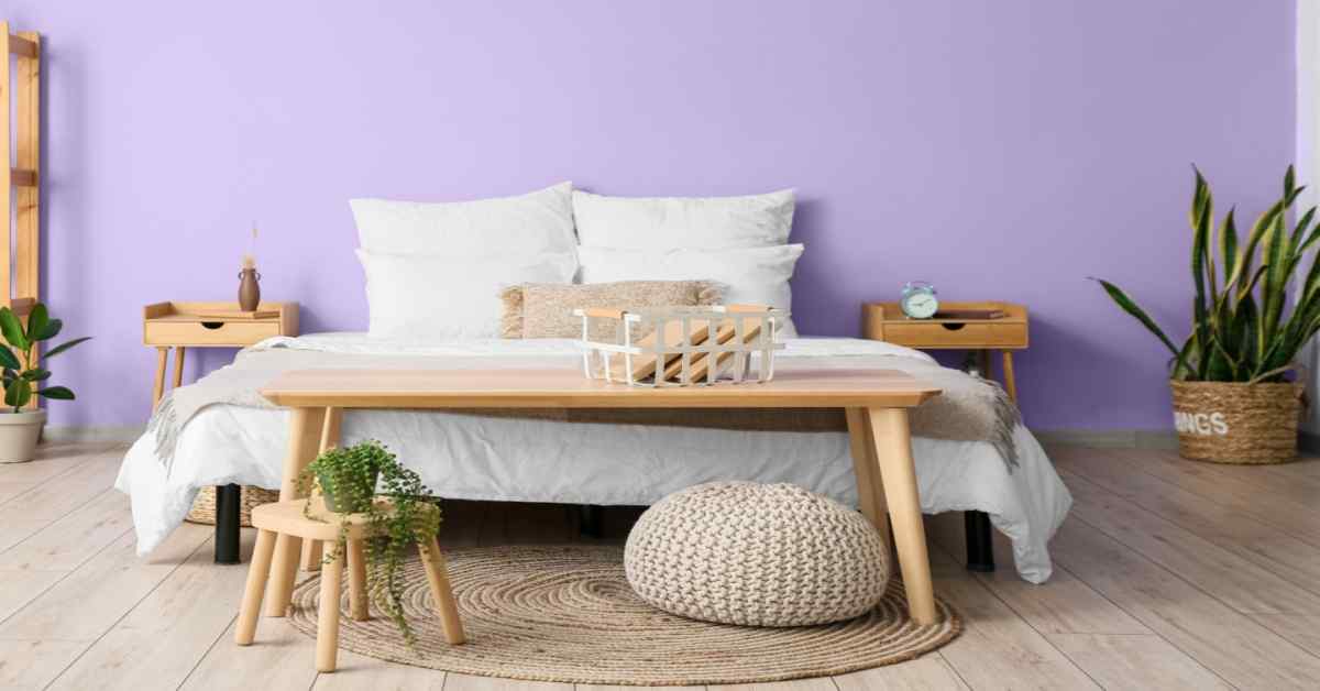 lavender colour design for room