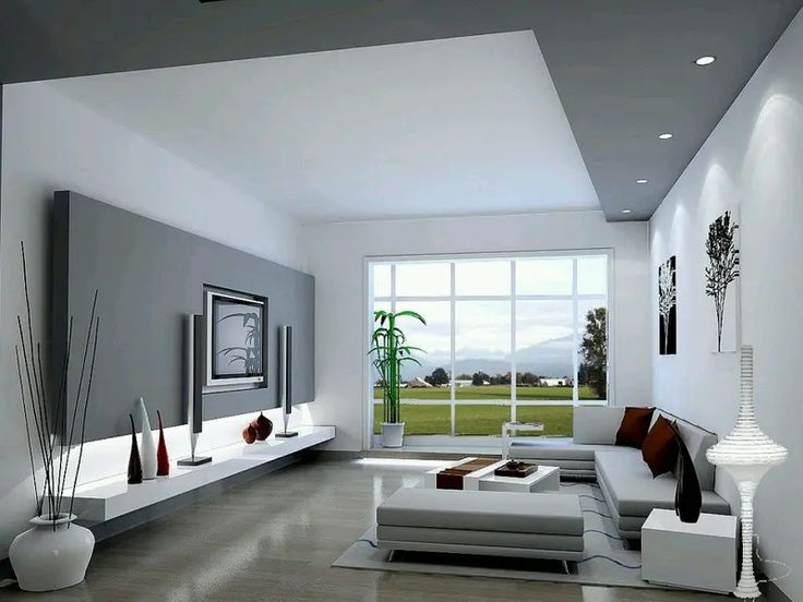 Living Room Modern Interior Design: 13 Popular Ideas of 2024