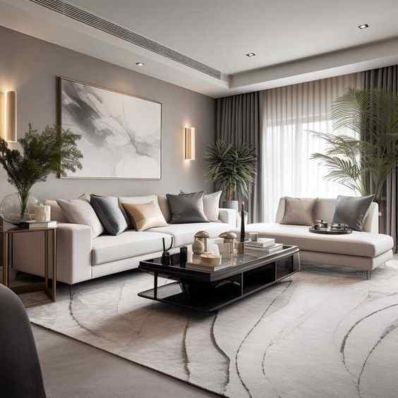 modern middle class small house interior design for living room