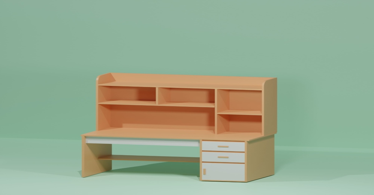 multi level desk study table design for rooms