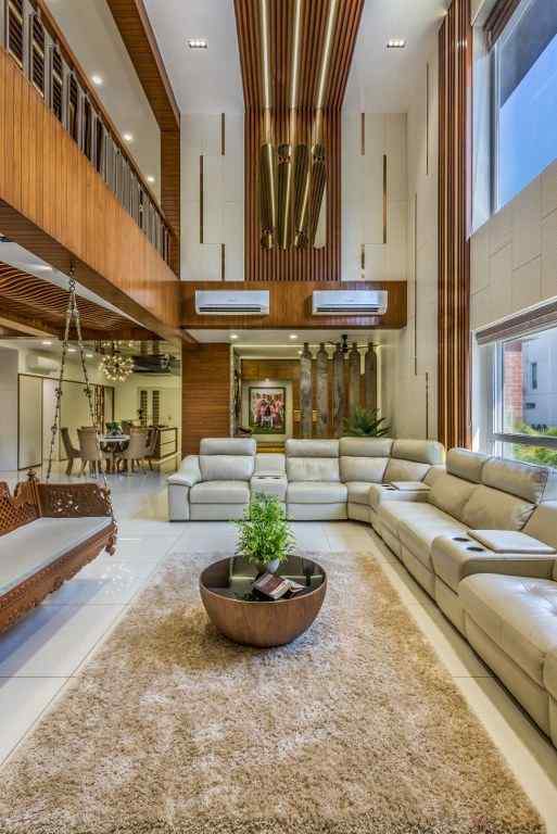 open concept living duplex house interior design