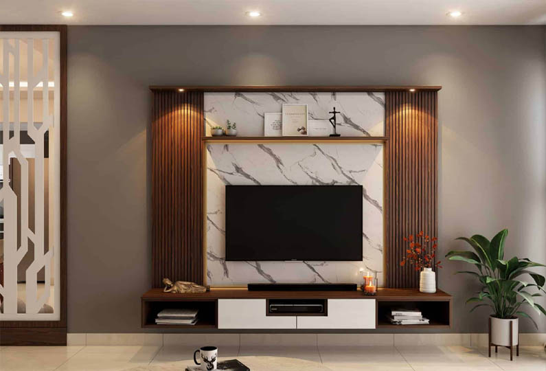 pvc tv unit design