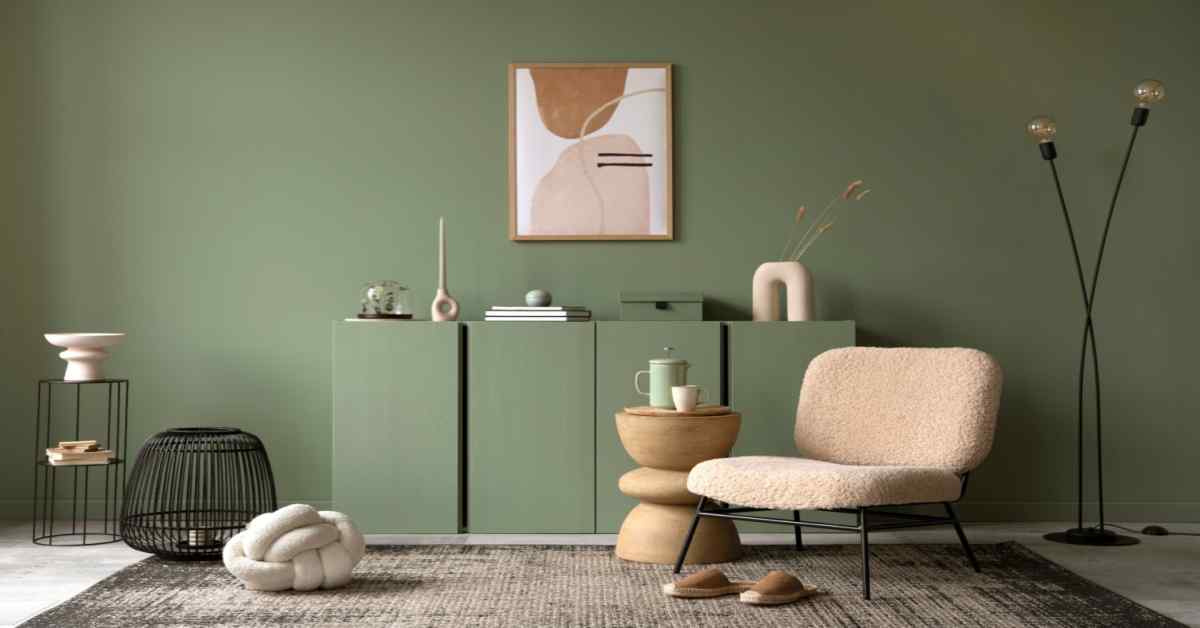 sage green small room colour