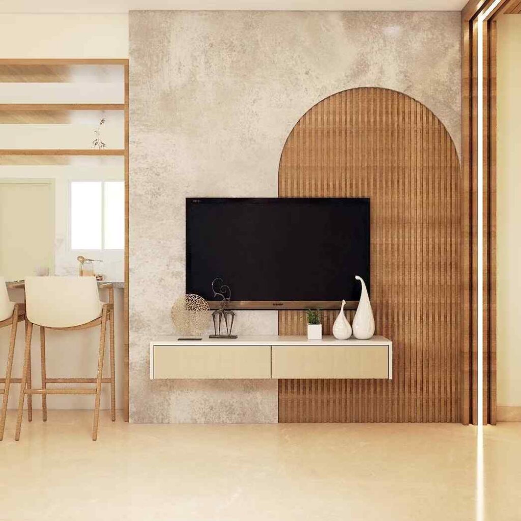 scandinavian style tv unit design for home