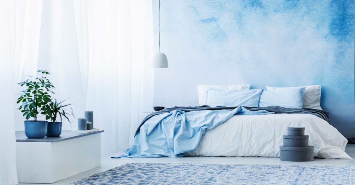 sky blue best colour for small room