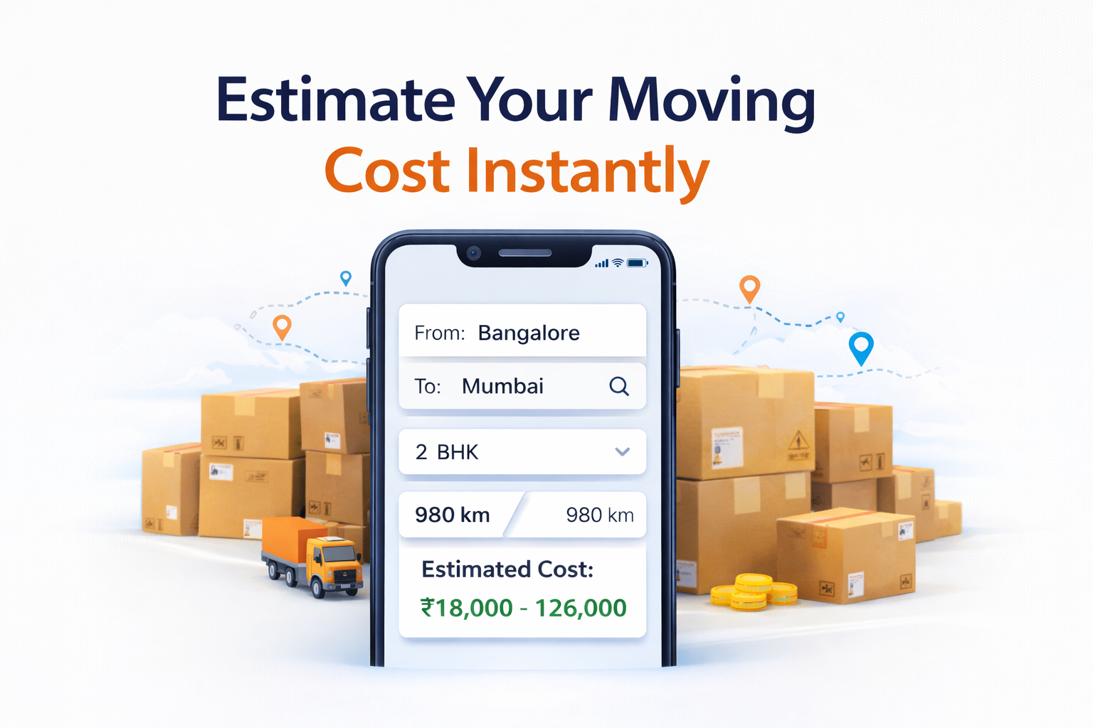 Packers and Movers Cost Calculator – Get Your Instant Moving Estimate