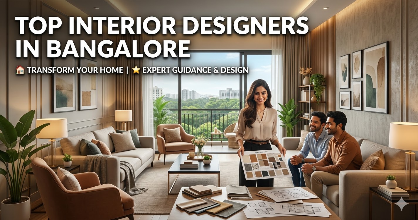 Top 9 Interior Designers in Bangalore (2026): Best Experts for Home Interiors