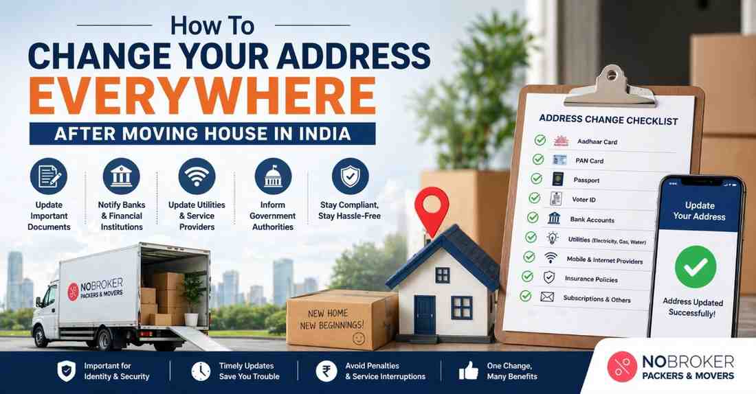 How To Change Your Address Everywhere After Moving House In India