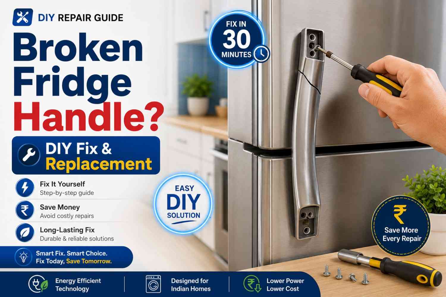 Broken Fridge Handle: Causes, Quick Fixes, and Replacement Guide