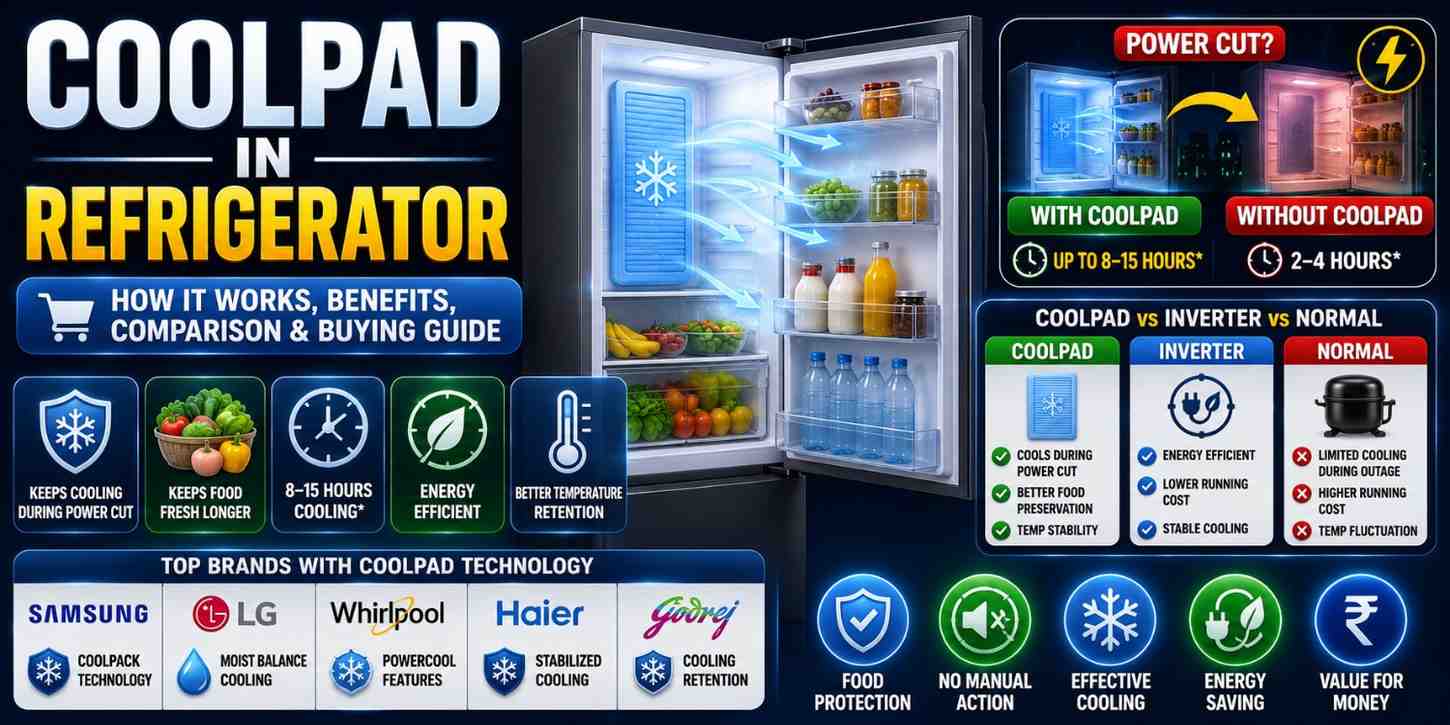 Coolpad in Refrigerator Explained: How It Works, Benefits, Comparison &amp; Buying Guide