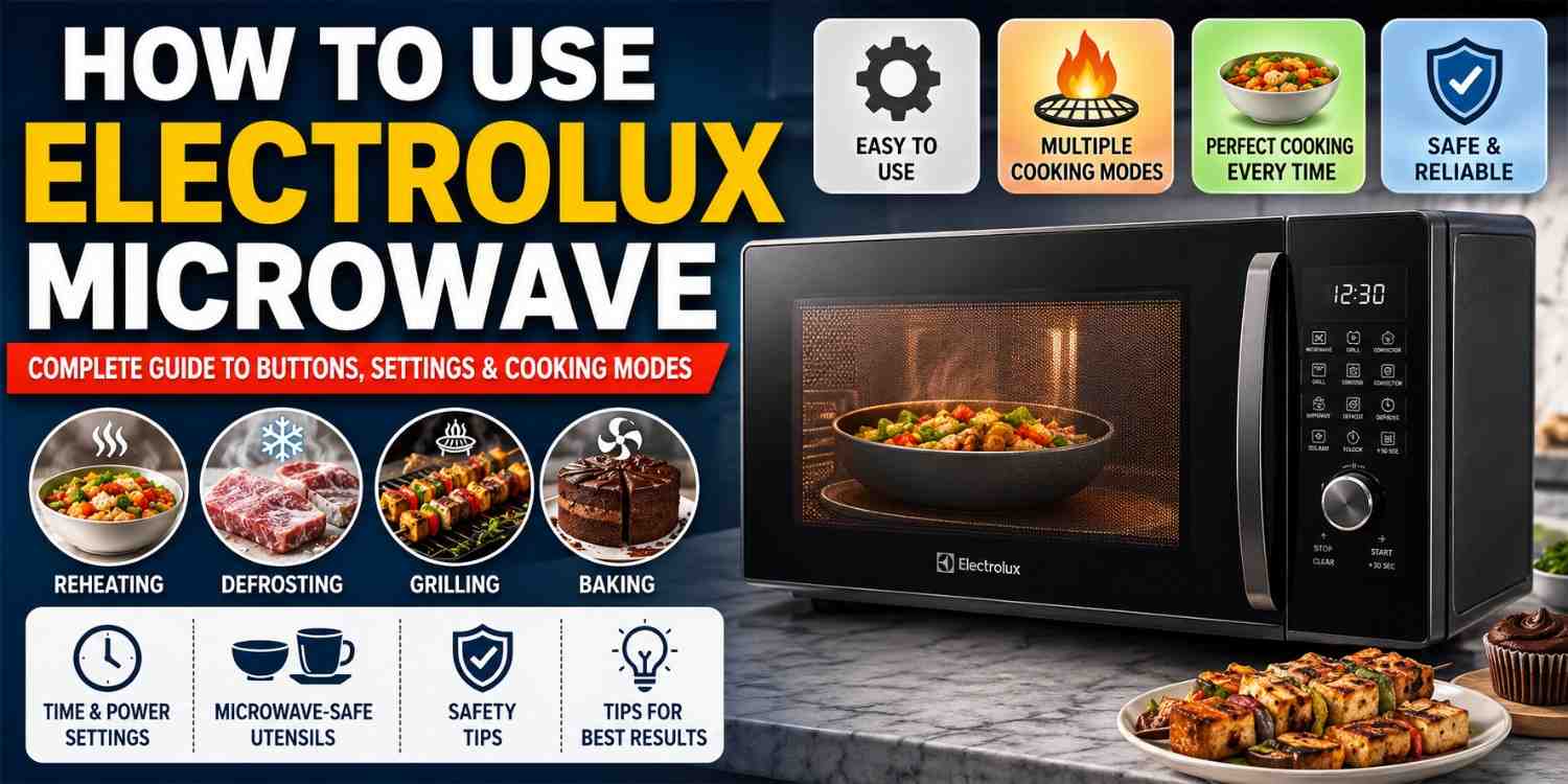 How to Use a Electrolux Microwave: Complete Guide to Buttons, Settings & Cooking Modes