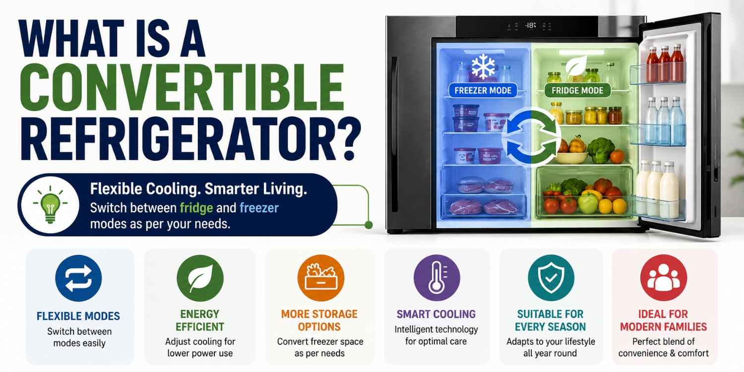 What Is a Convertible Refrigerator? How It Works, What Makes It Different &amp; Who Should Buy One