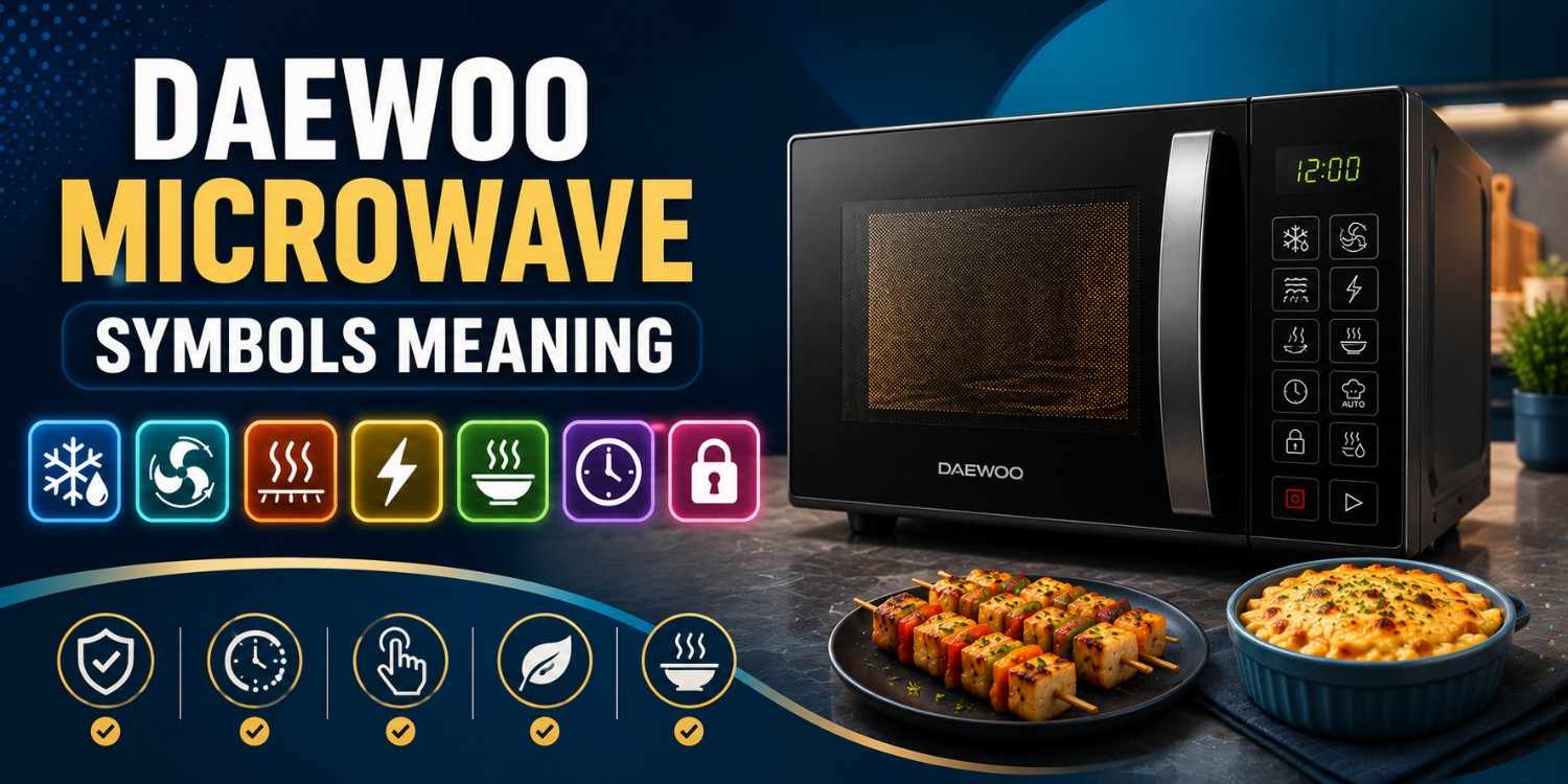 Daewoo Microwave Symbols Meaning: Every Icon, Function &amp; Feature Explained