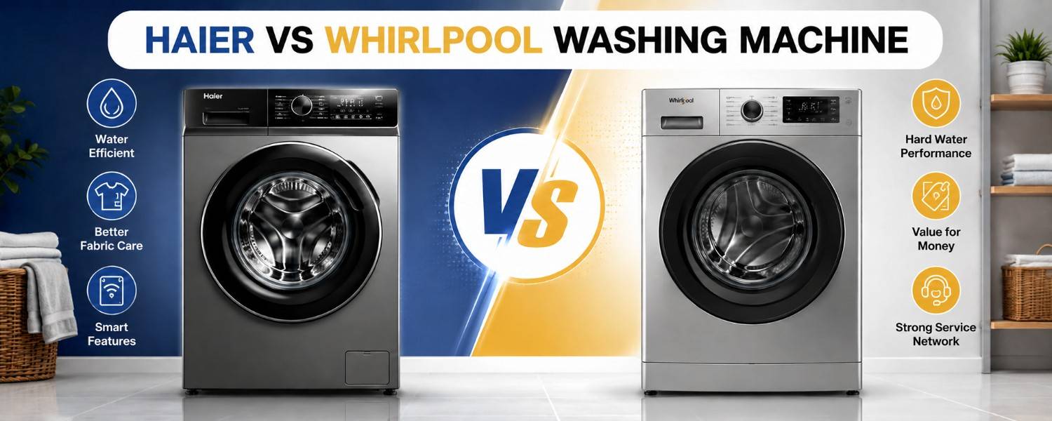 Haier vs Whirlpool Washing Machine: Which Brand Is Better for Indian Homes in 2026?