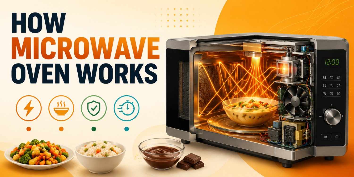How Microwave Oven Works: Complete Guide to Cooking, Components, and Functions