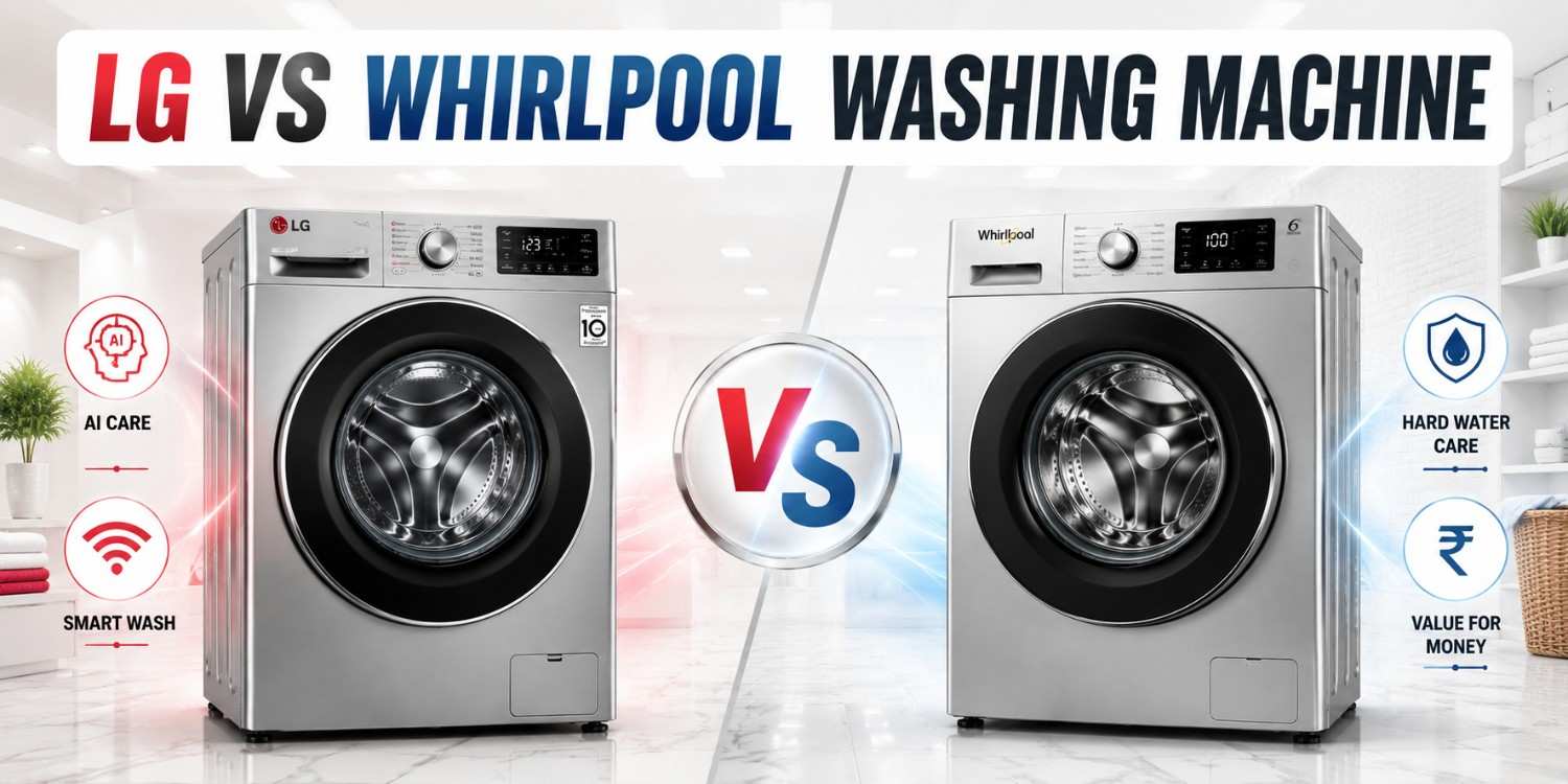 LG vs Whirlpool Washing Machine: Which Brand Is Better for Indian Homes in 2026?
