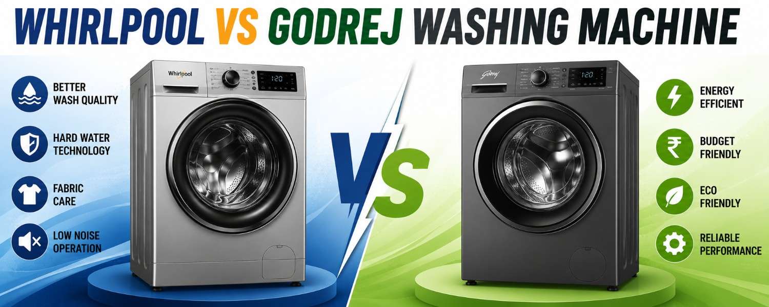 Whirlpool vs Godrej Washing Machine: Which Brand Is Better for Indian Homes in 2026?