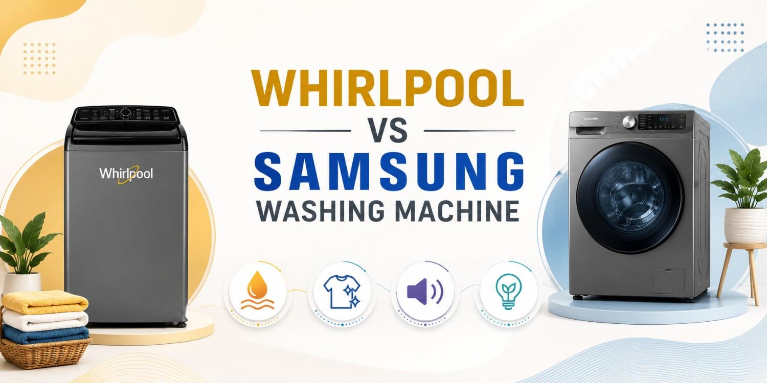 Whirlpool vs Samsung Washing Machine: Which Brand Is Better for Indian Homes in 2026?