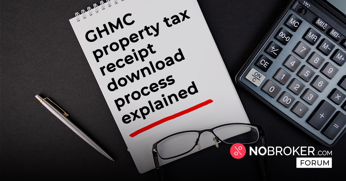 GHMC Property Tax Receipt Download Process Explained 2023