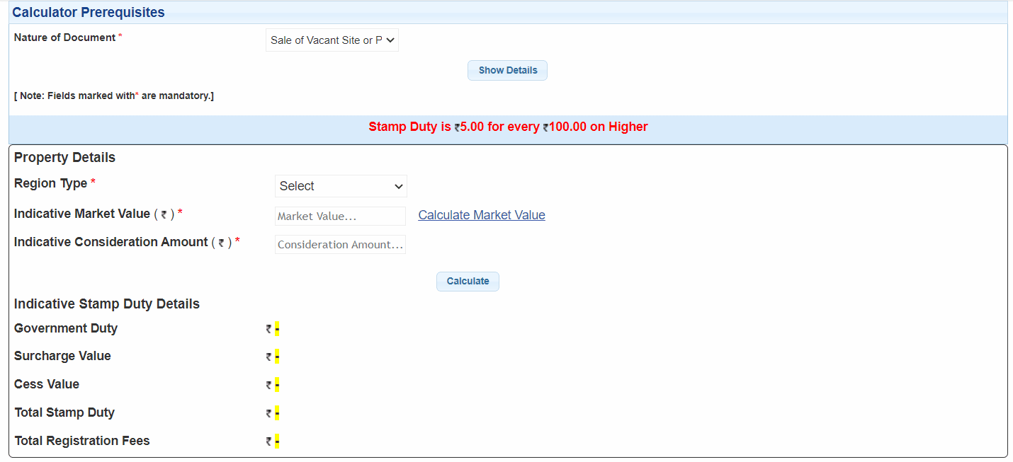 What are the Stamp Duty and Registration Charges in Bangalore 2021