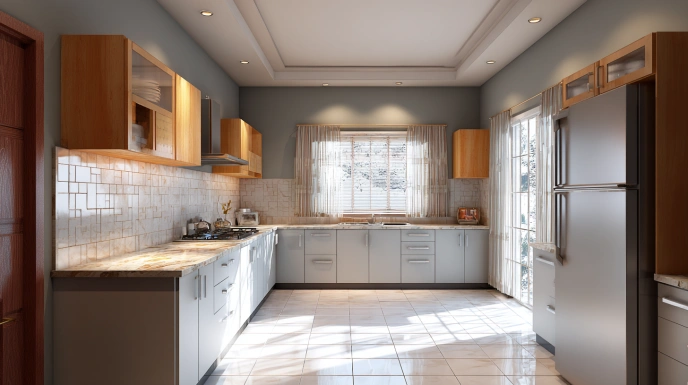 South-east kitchen with proper window placement
