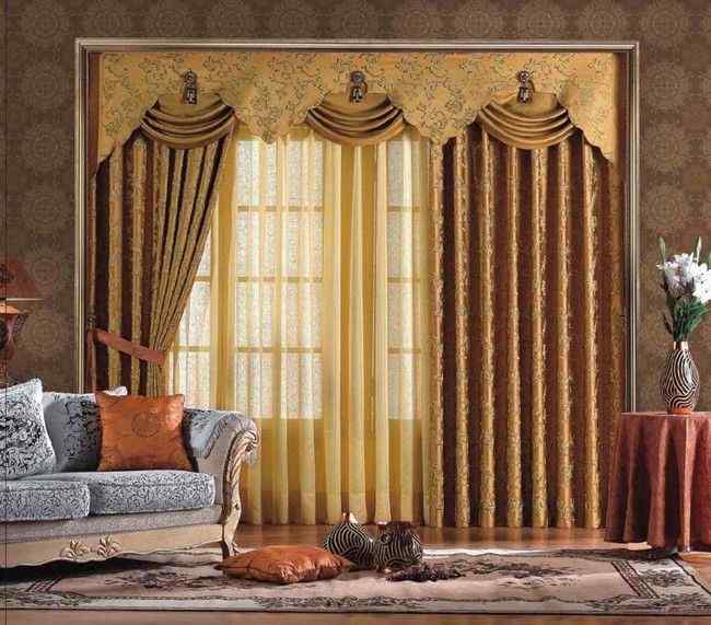Living Room Curtain Design