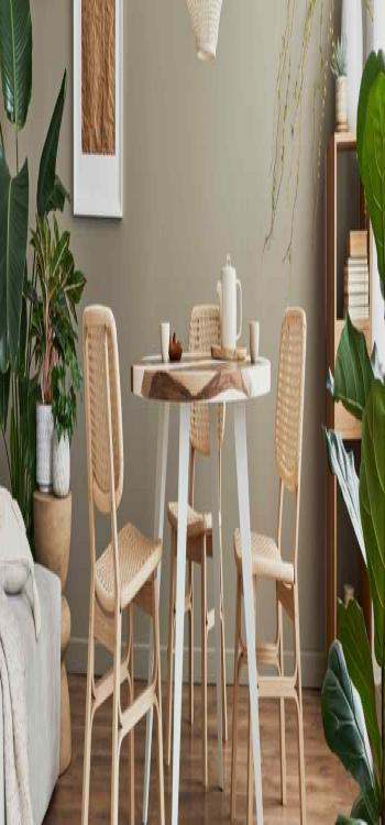 Wicker & White For Small Space