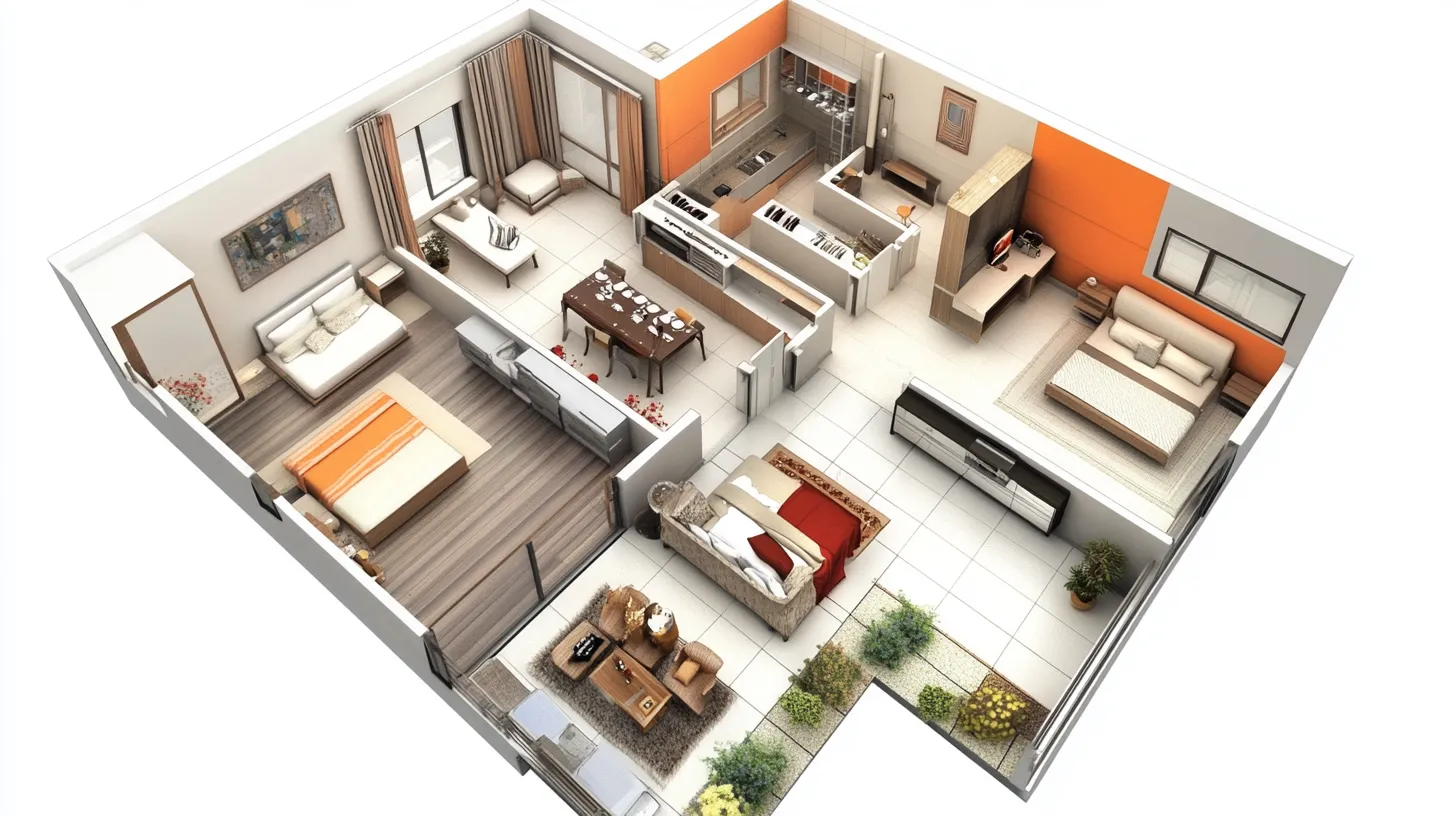 3 bedroom house plan indian style