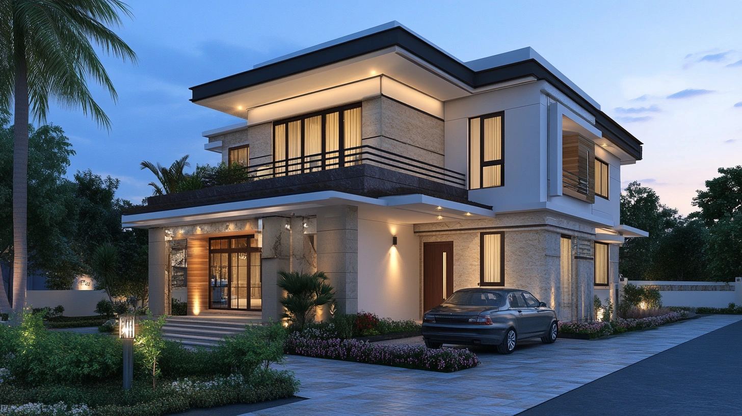 3 bhk villa interior design
