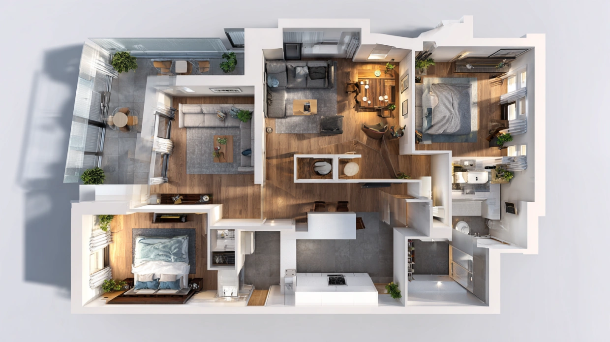 Full 3D interior home visualisation