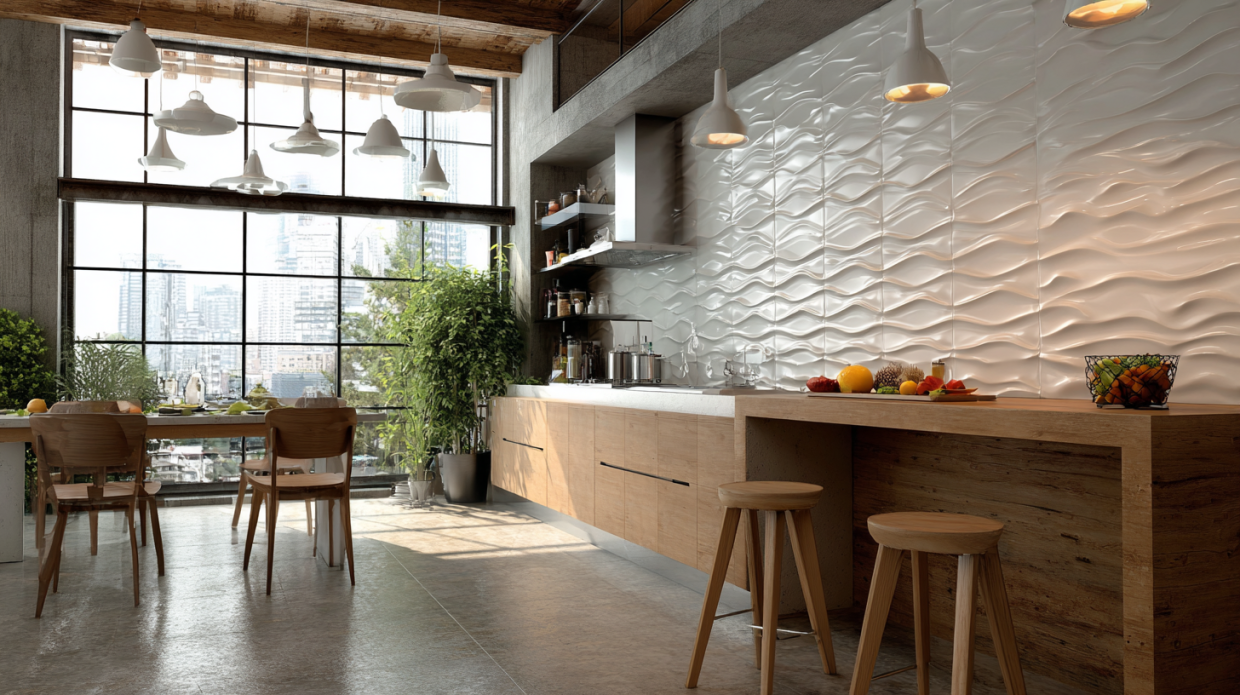 3D Tile Benefits for the Kitchen