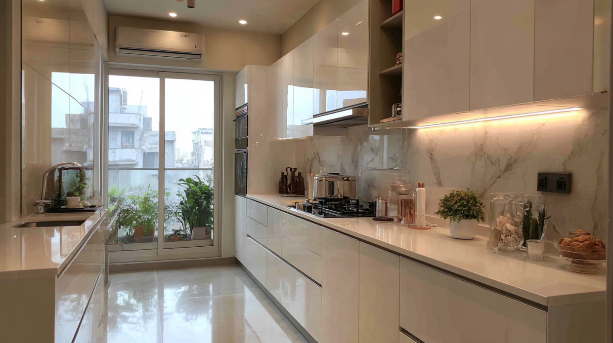Acrylic Kitchen Design Ideas, Modular Styles &amp; Costs in 2026