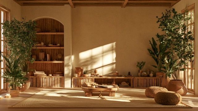 Sustainable yoga furniture