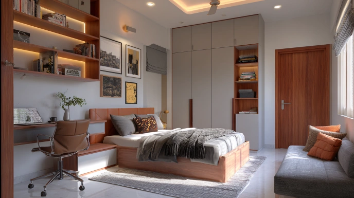 Secondary bedroom interior cost
