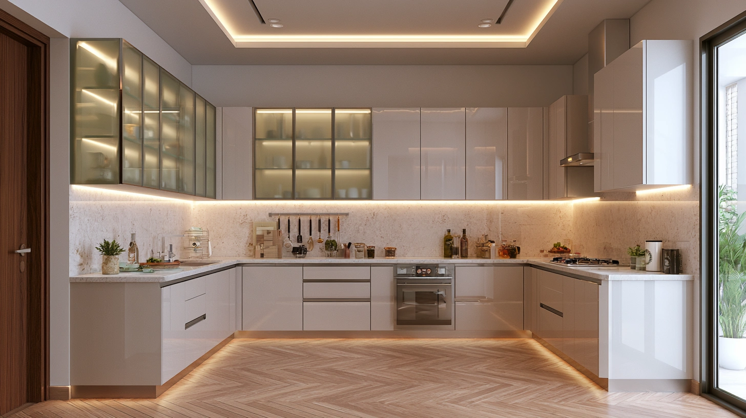 Aluminium kitchen cabinets 