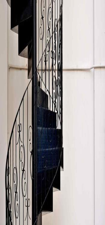 Antique Duplex Staircase Railing Design