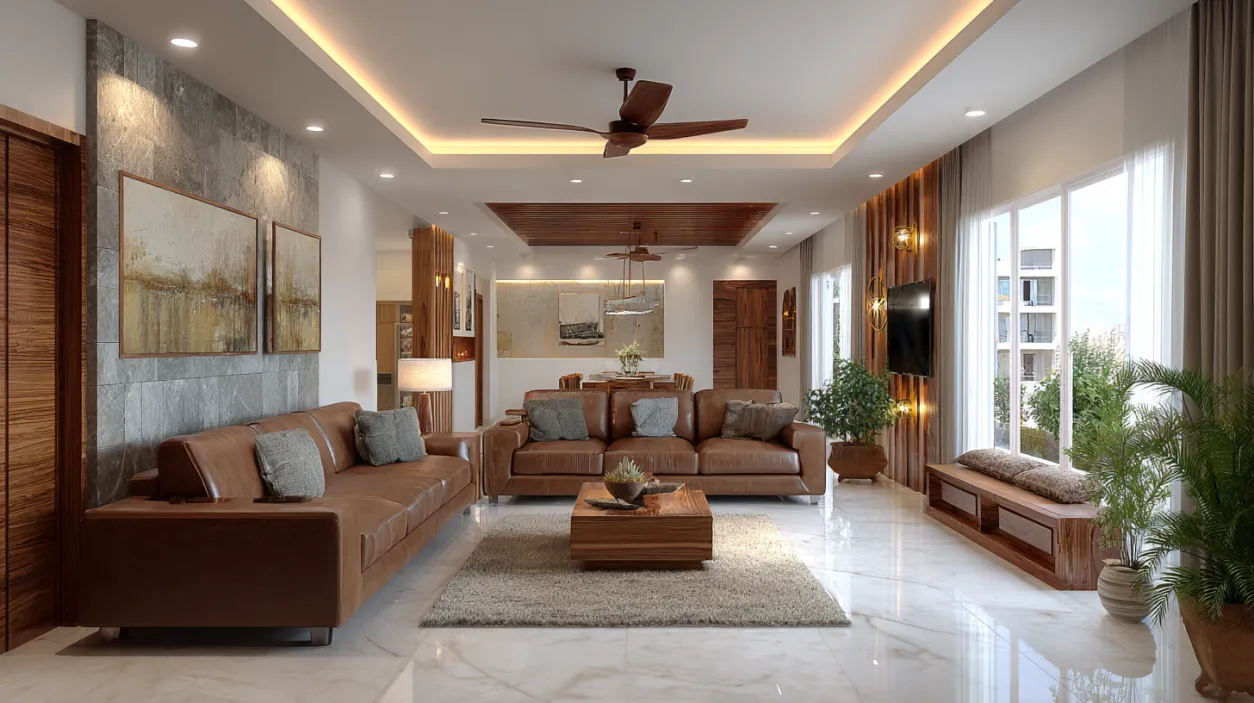 Contemporary Apartment Interior Design in Bangalore
