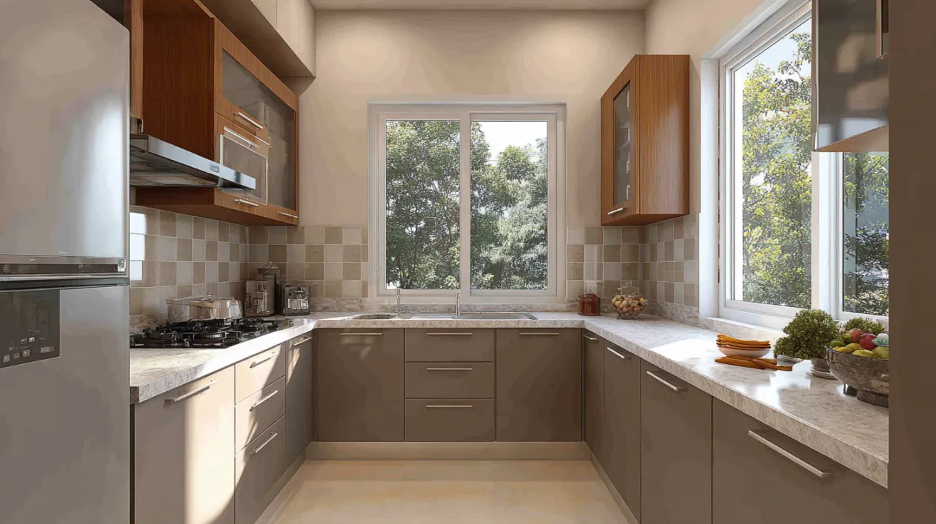 l shaped kitchen
