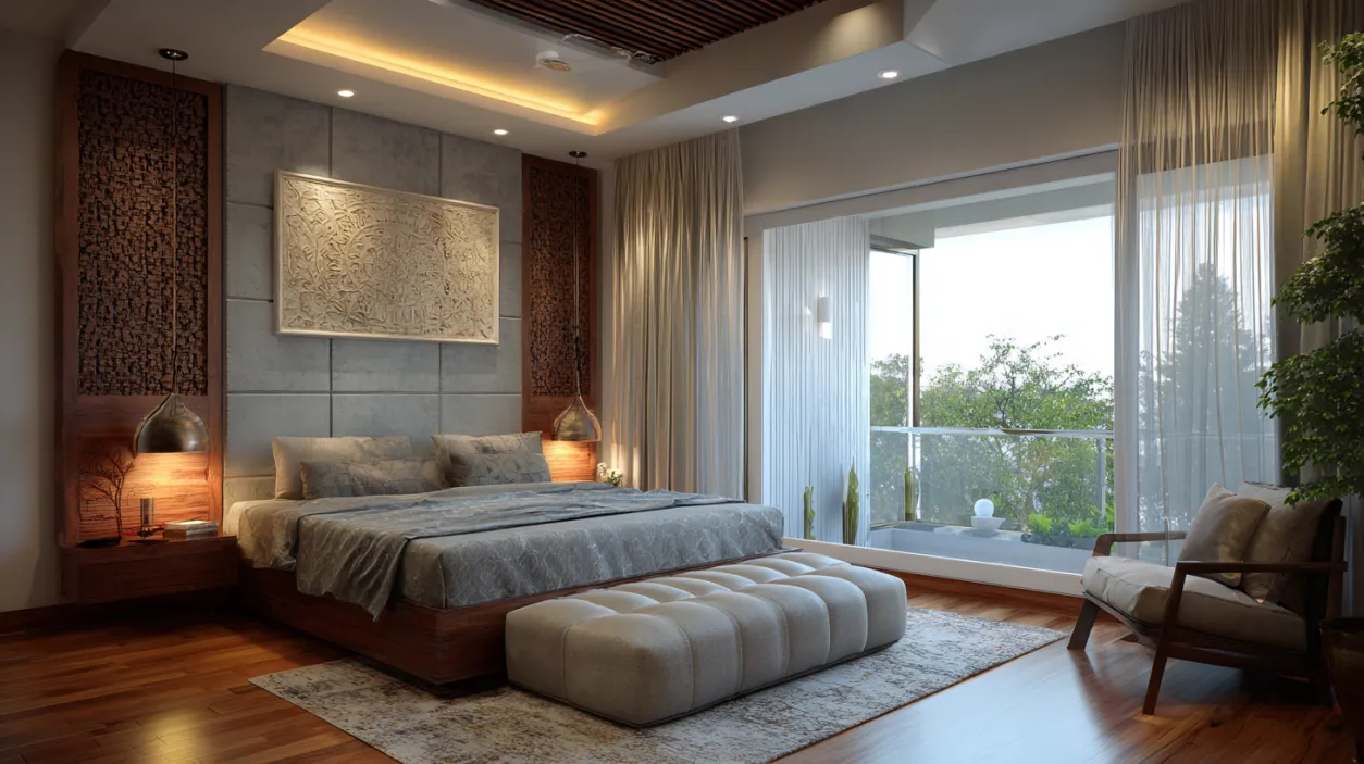 Cozy Bangalore bedrooms with traditional and modern fusion.