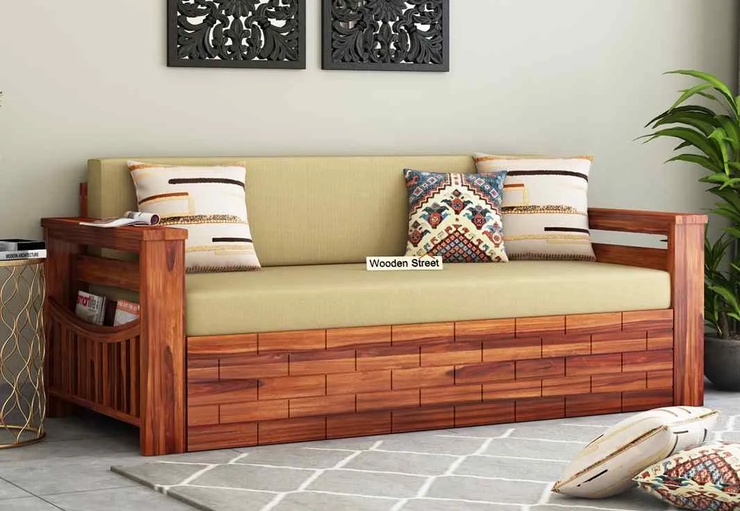 Bed cum Sofa Single Bedroom Design