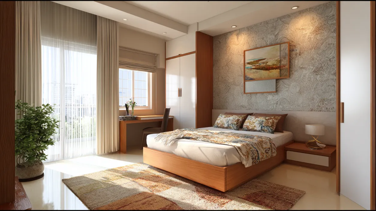 Luxury bedroom interior design cost in Hyderabad homes