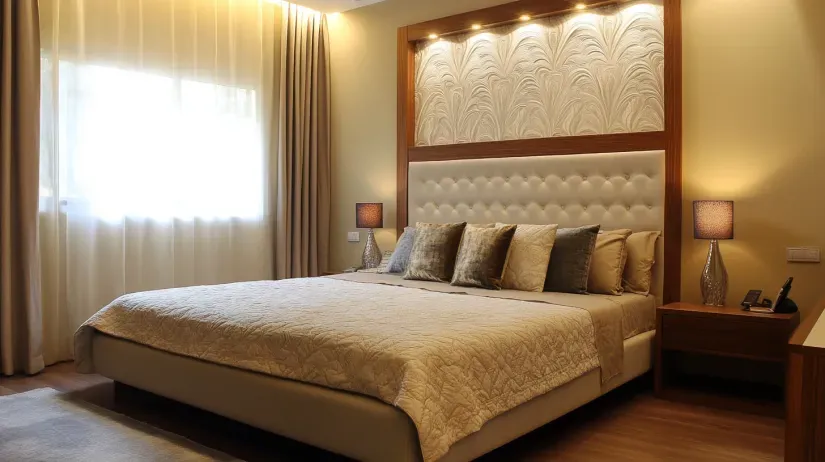 border ceiling design for bedroom with stylish and elegant edges