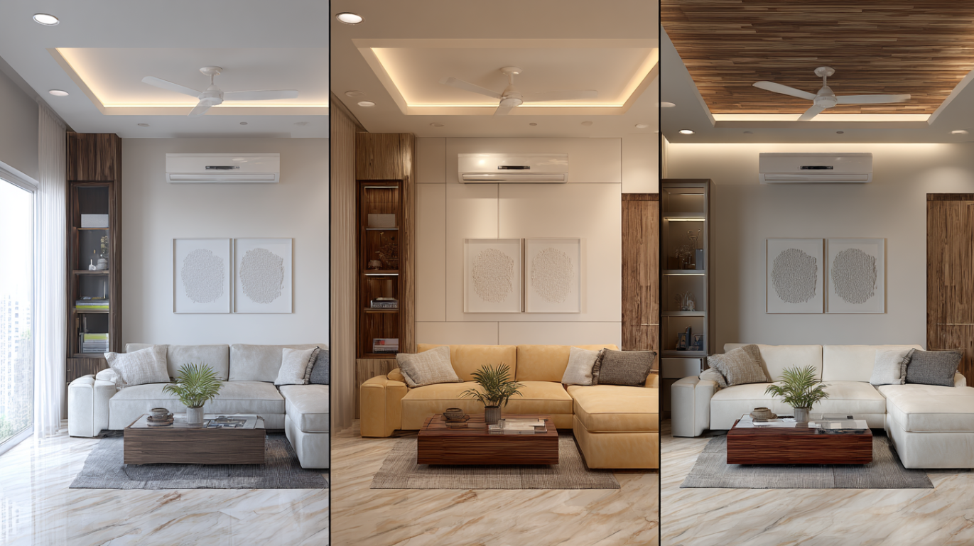 2 BHK room-wise interior design layout