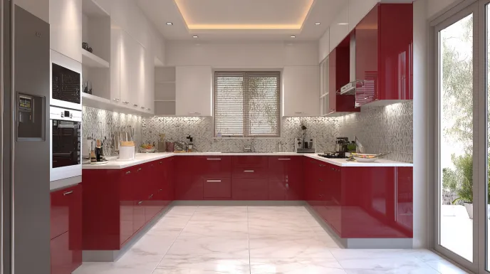 Budget modular kitchen interior design plan
